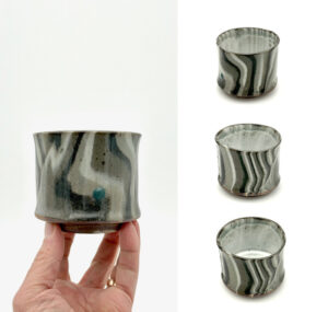 mixed stoneware, reduction fired to cone 6 - 2025 - $65