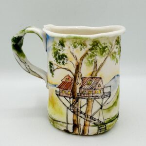 Frost porcelain, underglazes and glazes. - 2026 - $95