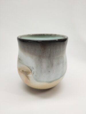 translucent porcelain, clear liner glaze, wood-soda fired - 2025 - $140