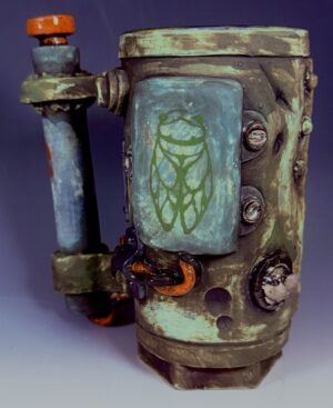 Wheel thrown and heavily modified mid fired clay - 2026 - $120