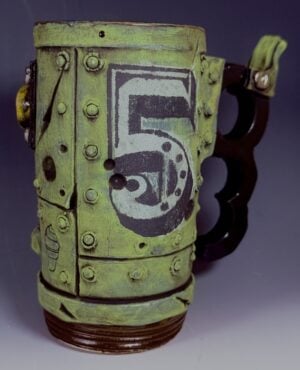Wheel thrown and heavily modified mid fired clay - 2026 - $120